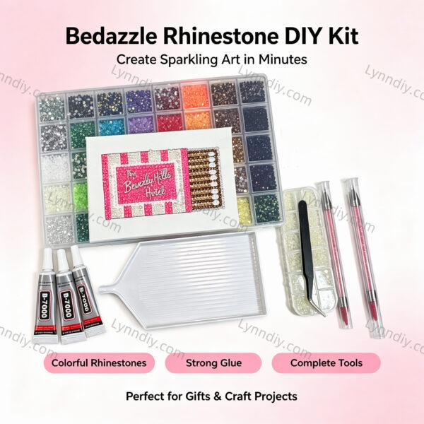 3.94"x5.91" Canvas Rhinestone Art Kit & Refills | DIY Gem Painting